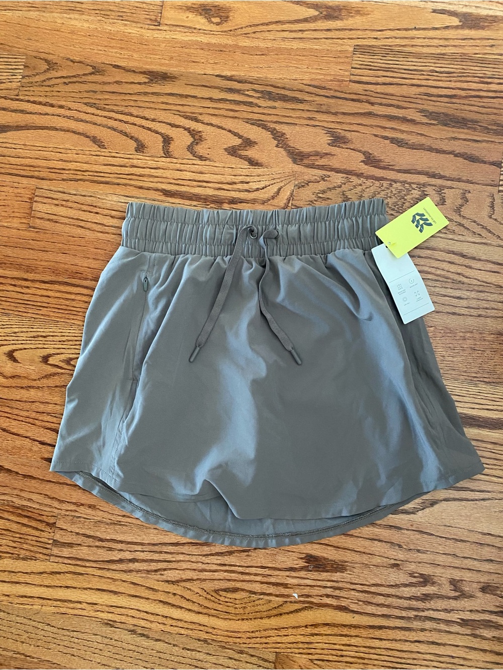 all in motion Olive Green Active Skort Set - Drawstring Waist